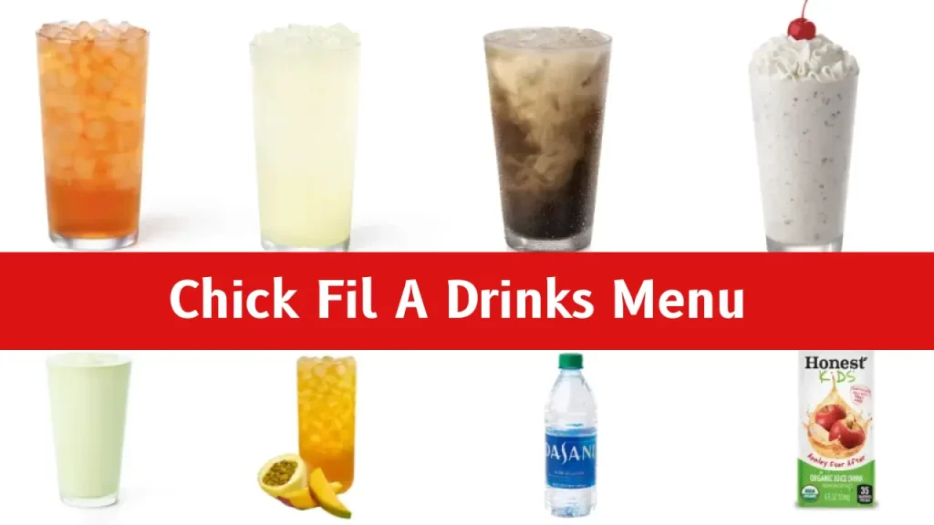 Chick Fil A Drinks Menu 