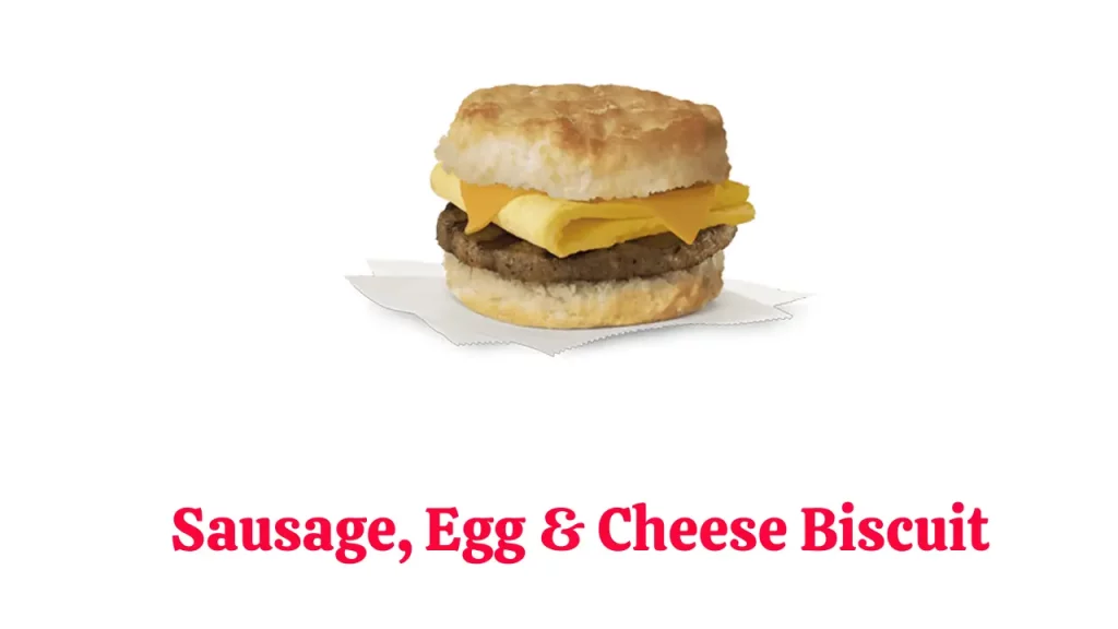 Sausage, Egg & Cheese Biscuit