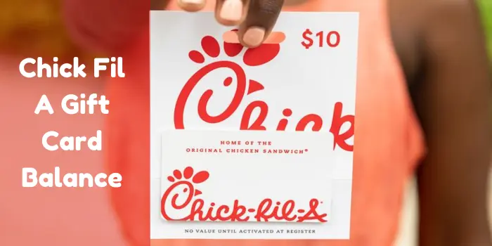 Chick Fil A Gift Card Balance