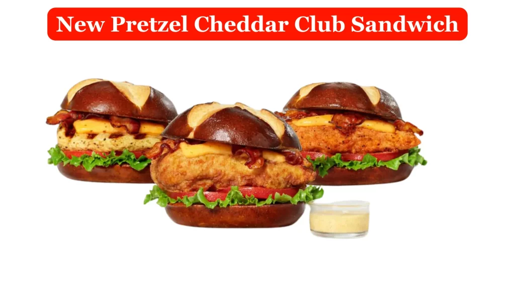 New Pretzel Cheddar Club Sandwich